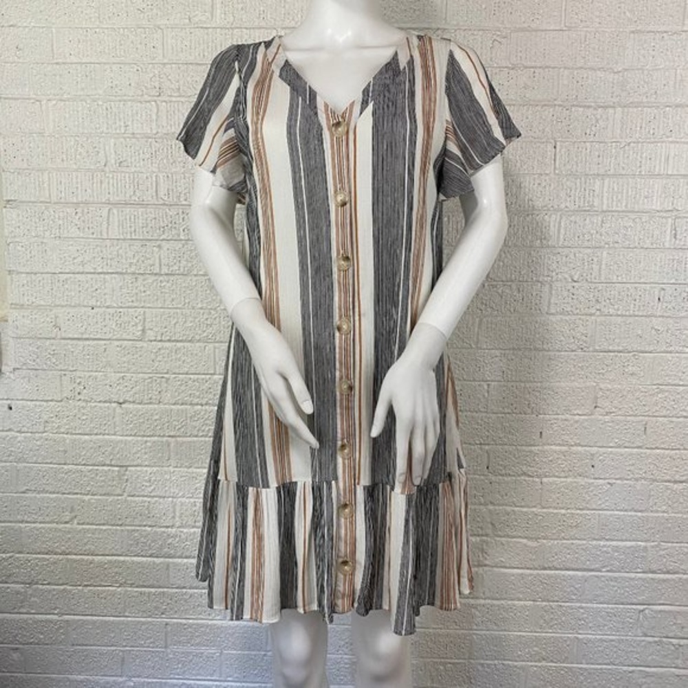 Altar’d State Drop Waist Striped Dress